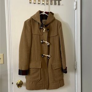 Women's Tan Toggle Coat